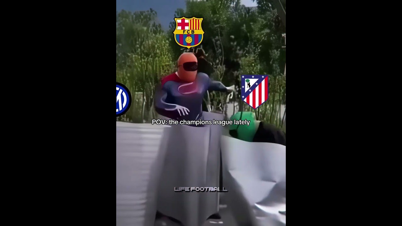 Barcelona in The UCL Lately 😂💀 #shorts #football #soccer