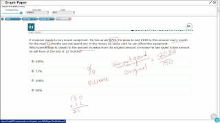 7th Grade STAAR Practice Solving Rate Problems (7.4D - #17)
