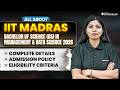 All About IIT Madras BS in Management &amp; Data Science 2026 | Eligibility &amp; Admission Policy