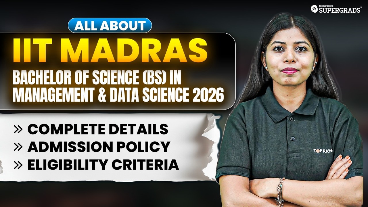 All About IIT Madras BS in Management & Data Science 2026 | Eligibility & Admission Policy