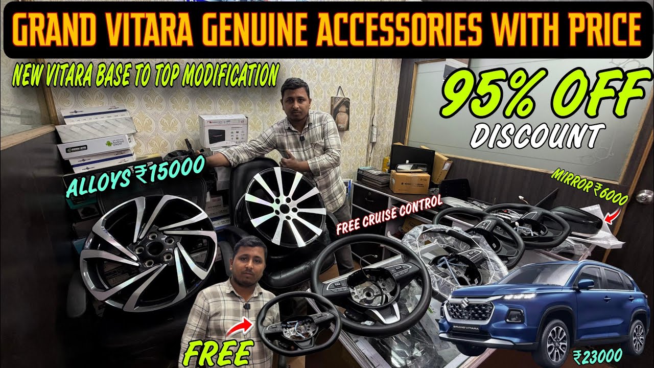 Grand Vitara Genuine Accessories With Price ✅ Grand Vitara Modification 2026 ✅ Grand Vitara Sigma 