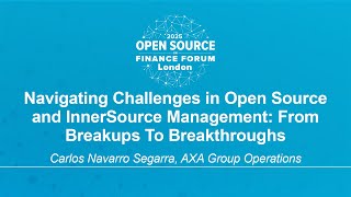 Navigating Challenges in Open Source and InnerSource Management: From Brea... Carlos Navarro Segarra