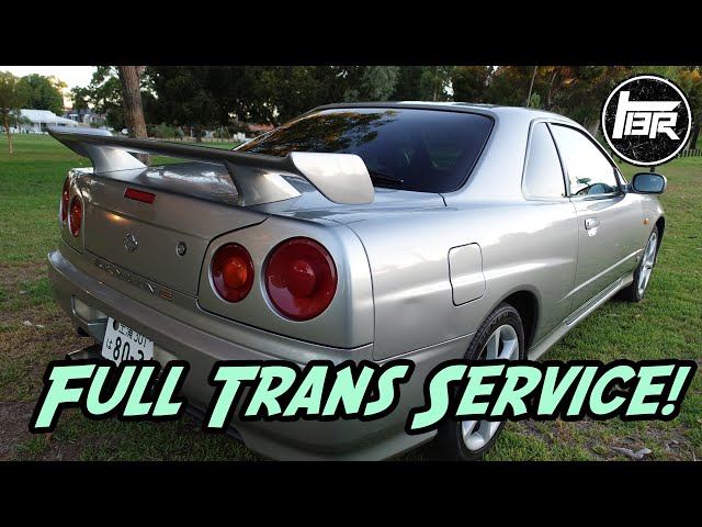 Flushing a transmission the right way on my 1998 R34 Nissan