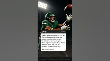 Justin Fields Out for Jets vs. Buccaneers; Tyrod Taylor to Start