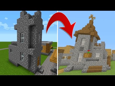 Minecraft - How to Transform a Village Church!
