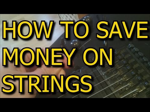 How To Save Money On Guitar Strings! // How To Salvage Broken Strings