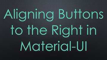 Aligning Buttons to the Right in Material-UI