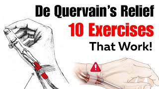 10 Best Exercises For Dequervains Tenosynovitis Thumb Pain.