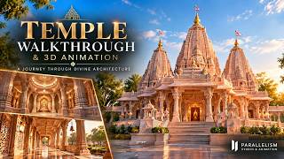 Temple 3D Walkthrough | Photorealistic Architecture Animation & Visualization | Parallelism Studio