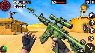 ロボットシューティングゲーム3D - FPSカウンターストライク - Androidゲームプレイ screenshot 4