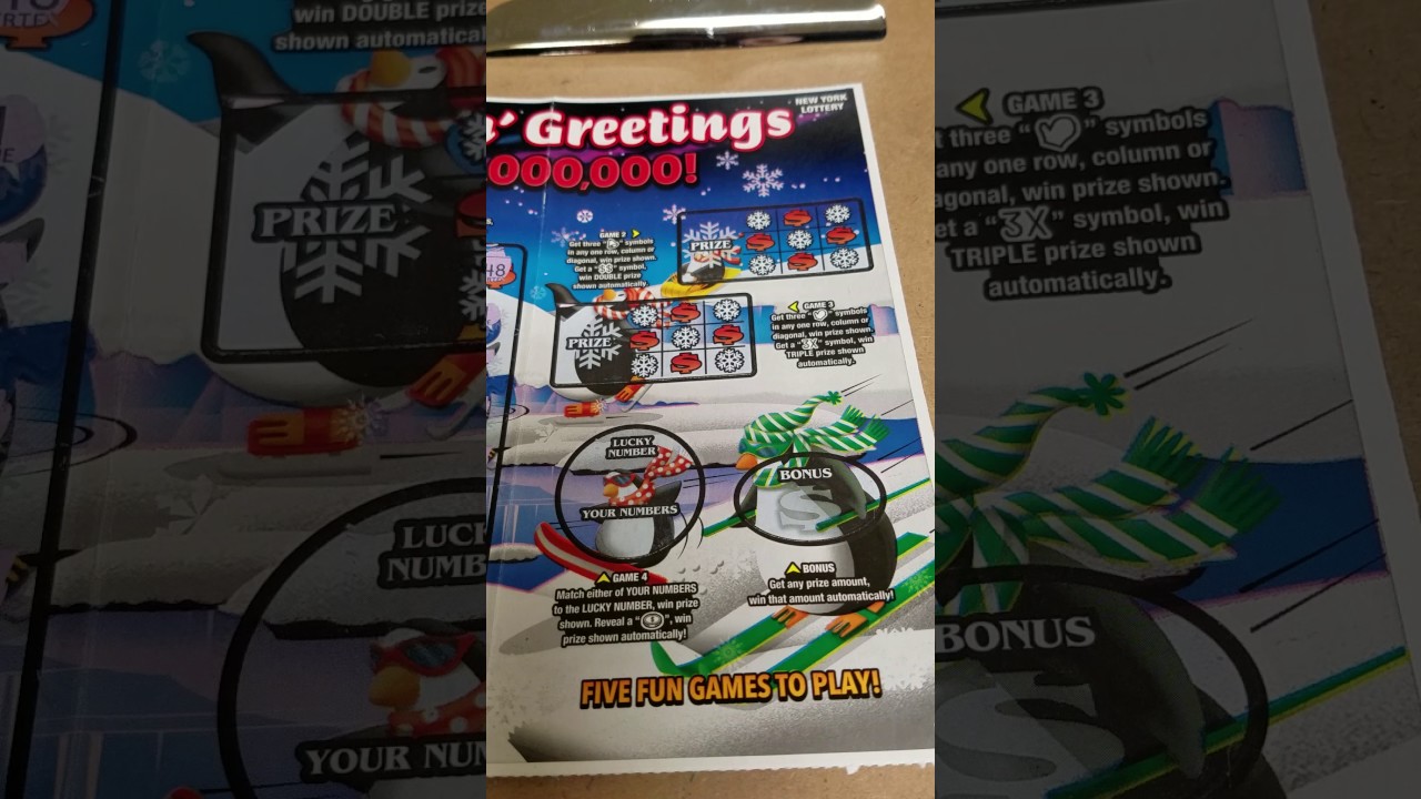 ($10) Freezing Greetings from the New York Lottery camera iphone 8 plus apk