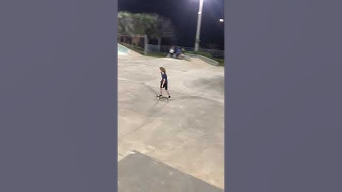 Dropping in a 7 foot ramp for the first time!