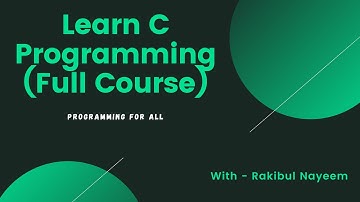 C programming(Full Course) in Bengali(বাংলা ) - 02 : Introduction with keywords,variables, constant.