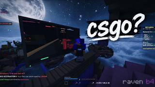 playing csgo in minecraft (raven script) screenshot 4