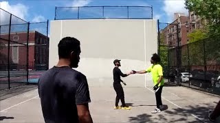 Handball - Suup & Rob vs Mickey & Franky
