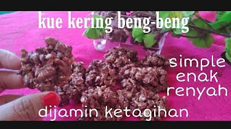 Resep Kue Kering Beng-Beng coklat kacang || dijamin ketagihan Resep Kue Kering Beng-Beng coklat kacang || dijamin ketagihan