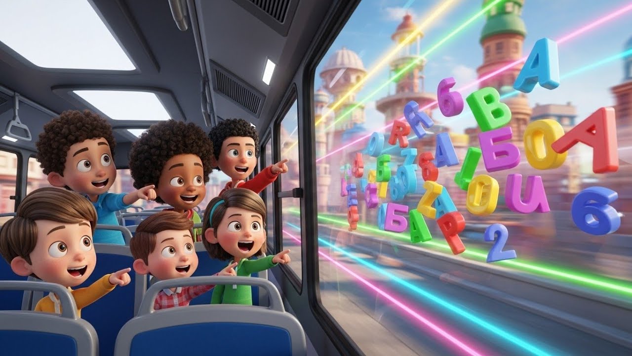 Wheels on the Bus 🚌🎵 | Fun Learning Song for Kids | Preschool Educational Video