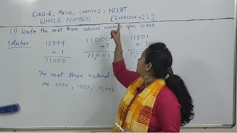 Q 1 - Ex 2.1 - Whole Numbers Chapter 2 - Class 6th NCERT Maths (THIS CLASS IS FULLY IN ENGLISH)