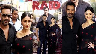 RAID Film (2018) Ajay Devgn & Ileana D'Cruz DASHING Photoshoot Black Saree Ileana D'Cruz