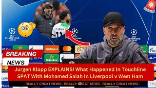 💥BREAKING NEWS!Jurgen Klopp EXPLAIN What Happened In Touchline SPAT With Mohamed Salah/FOOTBALL NEWS