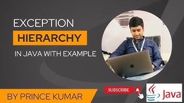 Exception Hierarchy  in java