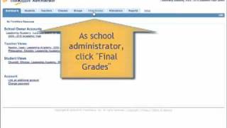 Locking And Unlocking Final Grades Thinkwave