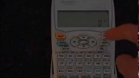 Reset Sharp EL-531WH Calculator