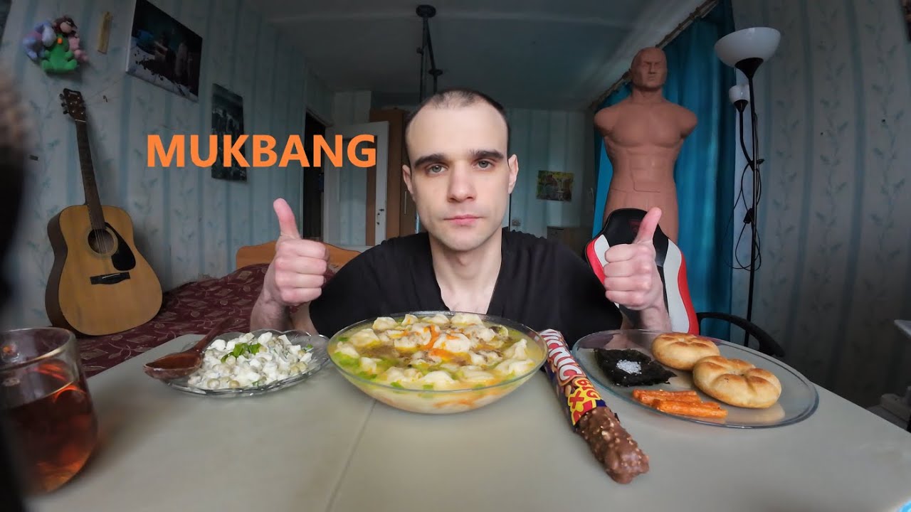 МУКБАНГ ПЕЛЬМЕНИ С БУЛЬОНОМ / БЕЛЯШИ / СНЕКИ / САЛАТ С ЯЙЦОМ / ШОКОЛАД Picnic / EATING MUKBANG ASMR
