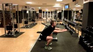 Half Squats - Step 4 of the Convict Conditioning Squat Progression