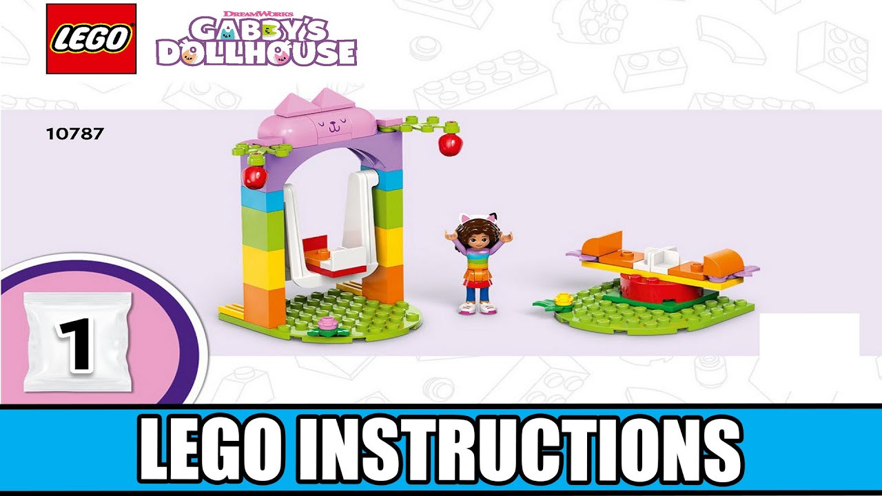 Gabby's Dollhouse | Kitty Fairy's Garden Party LEGO instructions