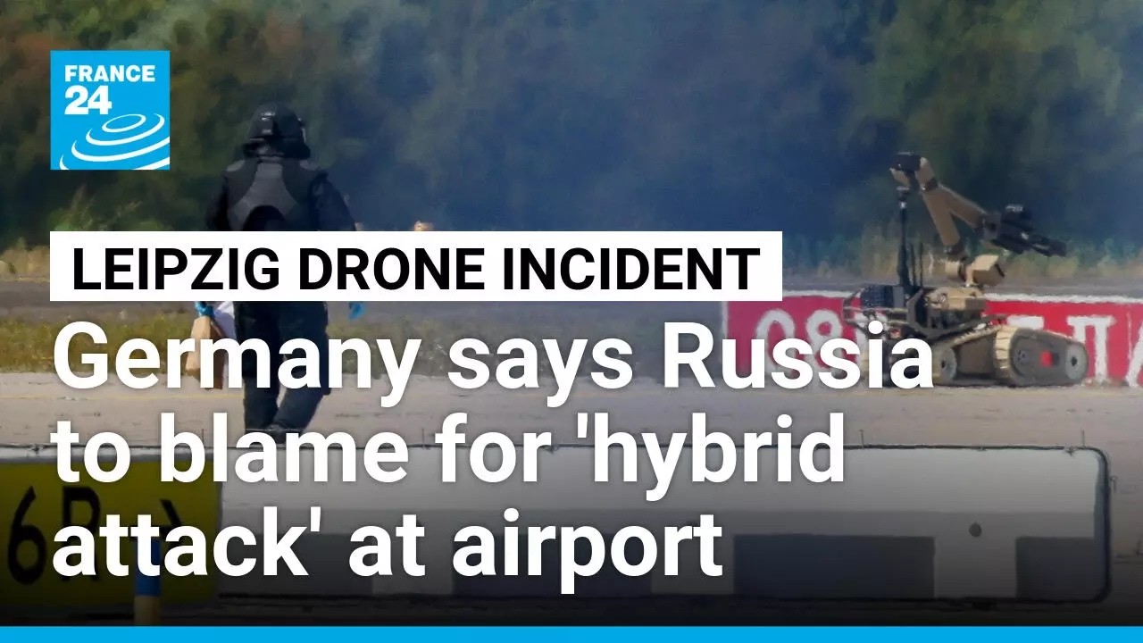 Germany blames Russia for airport drone incident, hits back with sanctions • FRANCE 24 English