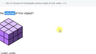 Volume of rectangular prisms made of unit cubes - WG8 | IXL Skill | Sir Abid Kazmi