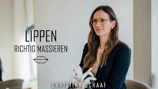 Wie massiert man die Lippe nach einer Unterspritzung?
