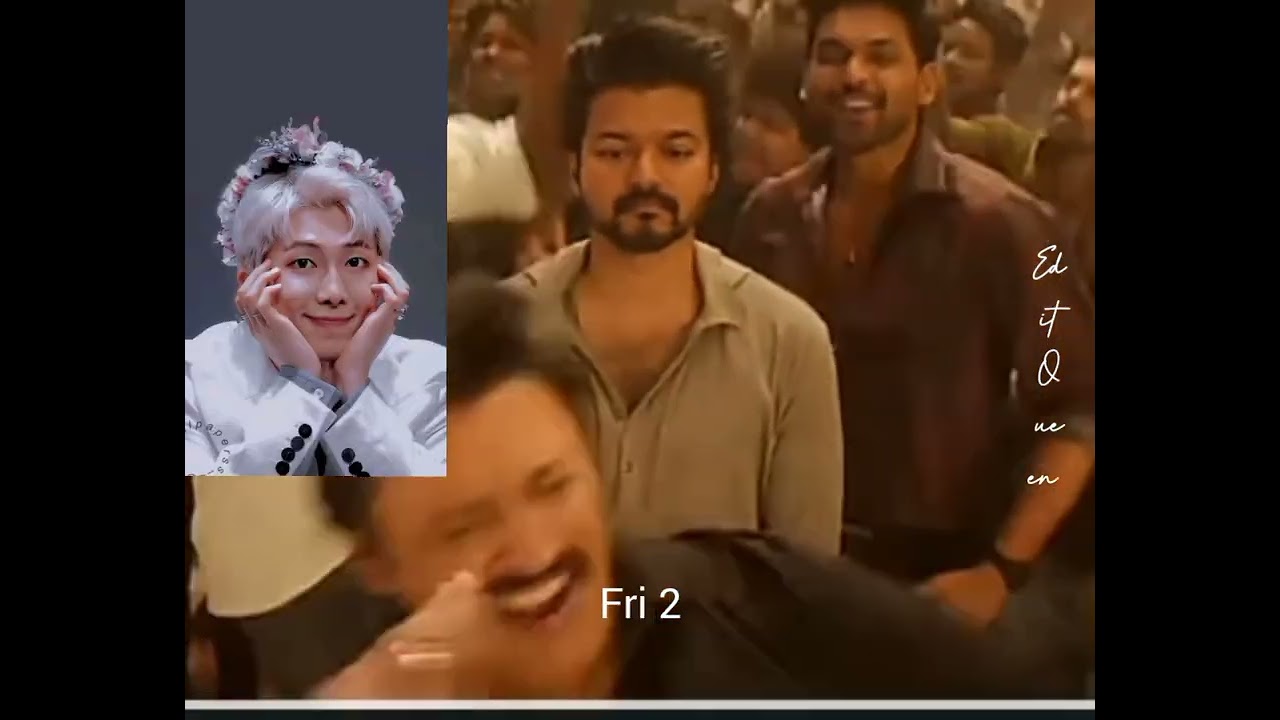 Me and my friend fav # BTS # V # Jin # Jimin # RM # Vijay # Goat # edit Queen 