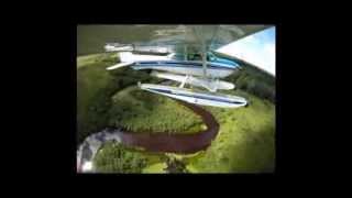 Seaplane Flying, Eagle River, WI July 2013