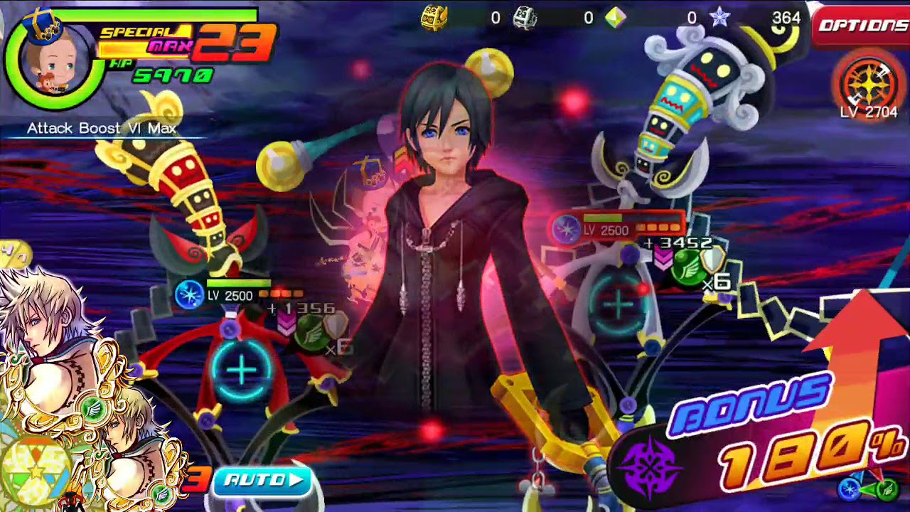 KINGDOM HEARTS UNION X: SPECIAL ATTACK BONUS CHALLENGE MISSION 3 WALKTHROUGH
