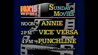 (May 29, 1994) WPMI-TV Fox 15 Mobile/Pensacola/Ft. Walton Beach Commercials