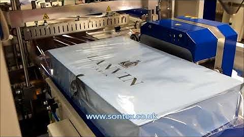 Side sealer shrink wrap shoe boxes HD