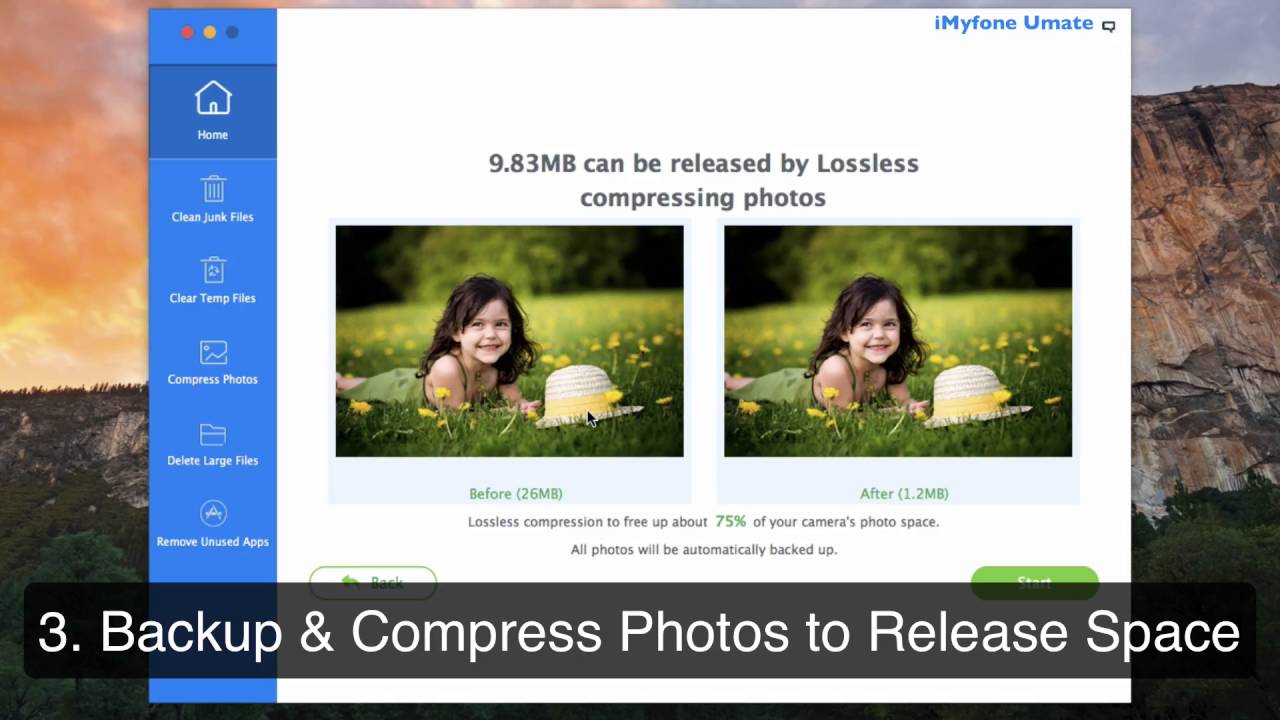 One Click to Free Up Huge Space on iPhone