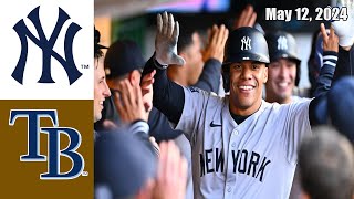 Yankees vs Rays  Game Highlights May 13, 2024| MLB Highlights | 2024 MLB Season