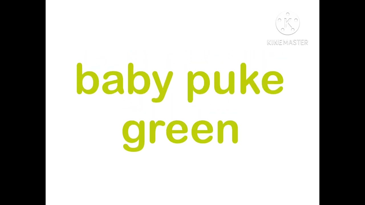 Learn the Colors: “Baby Puke Green” is Bumper
