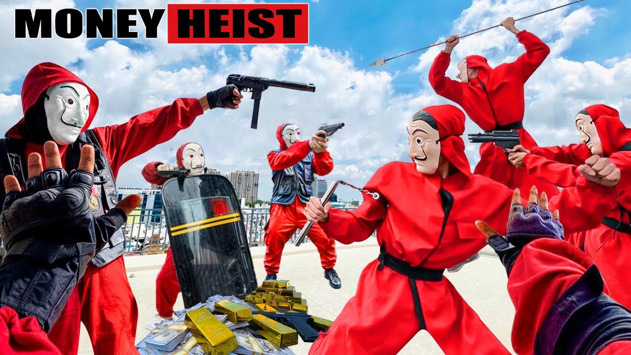 PARKOUR VS MONEY HEIST: Money Heist chases, kills doctor to avenge boss and escapes | Epic POV