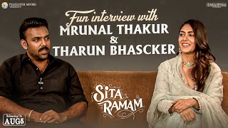 Fun Interview with Mrunal Thakur & Tharun Bhascker | Sita Ramam | Dulquer Salmaan | Rashmika | Hanu
