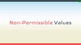 Non-Permissible Values