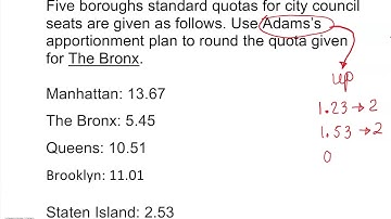 Rounding Standard Quota by Adams