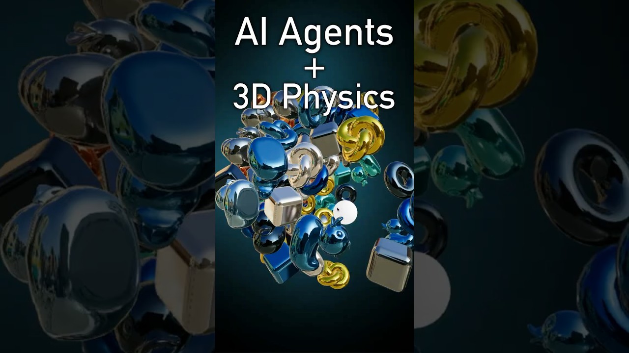 AI Agents + 3D Physics = Wow!
