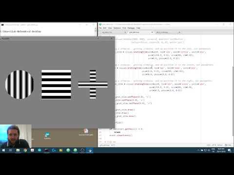 Creating Visual Stimuli in Python 3.6 (video 2.9): Changing parameters for multiple stimuli