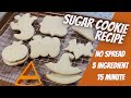 15 minute sugar cookie recipe  no spread  no chill  cut out sugar cookies