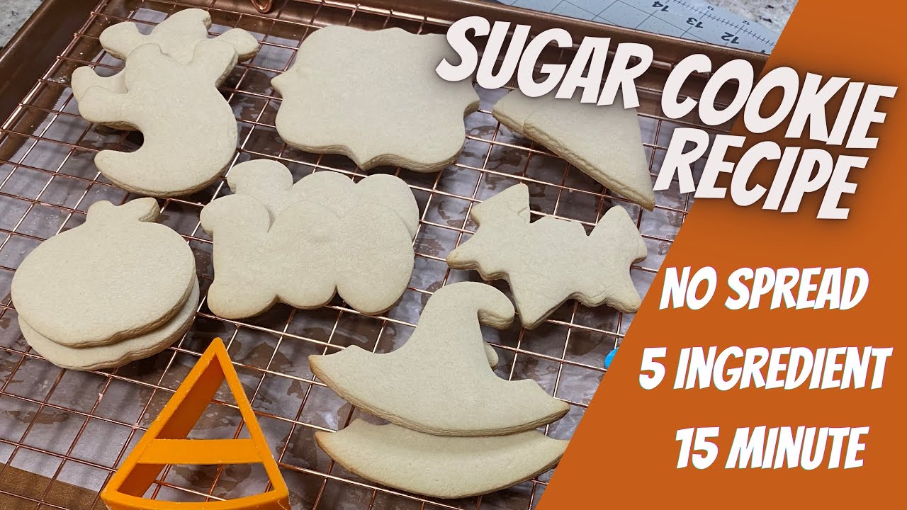 15 Minute Sugar Cookie Recipe | No Spread | No Chill - YouTube