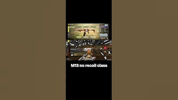 #M13 no recoil class#codm
